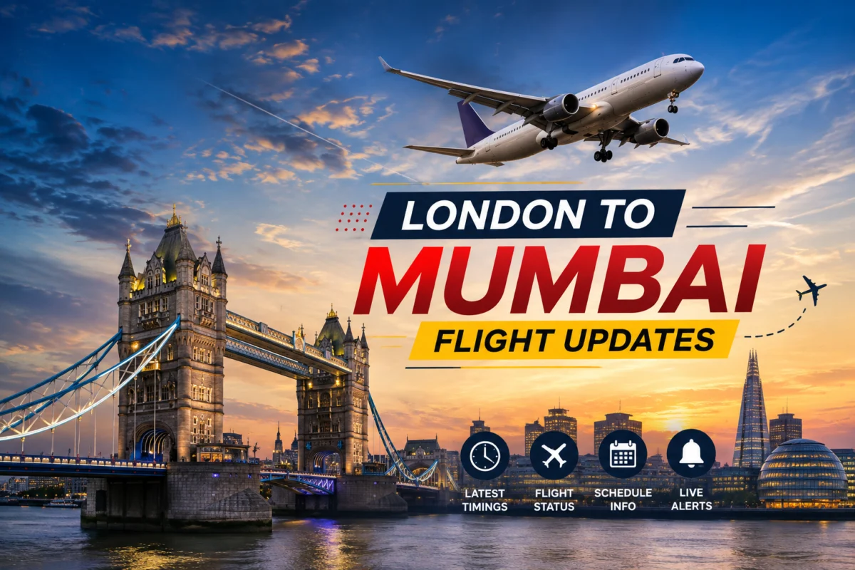 London to Mumbai flight updates