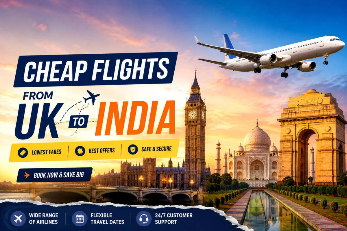 Cheap Flights from UK to India