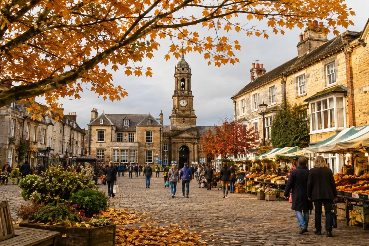 best uk market towns to visit this autumn