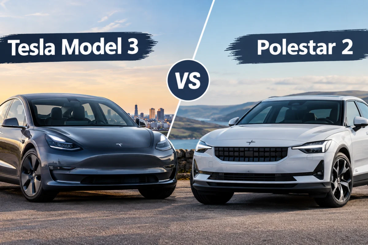 Tesla Model 3 vs Polestar 2 UK
