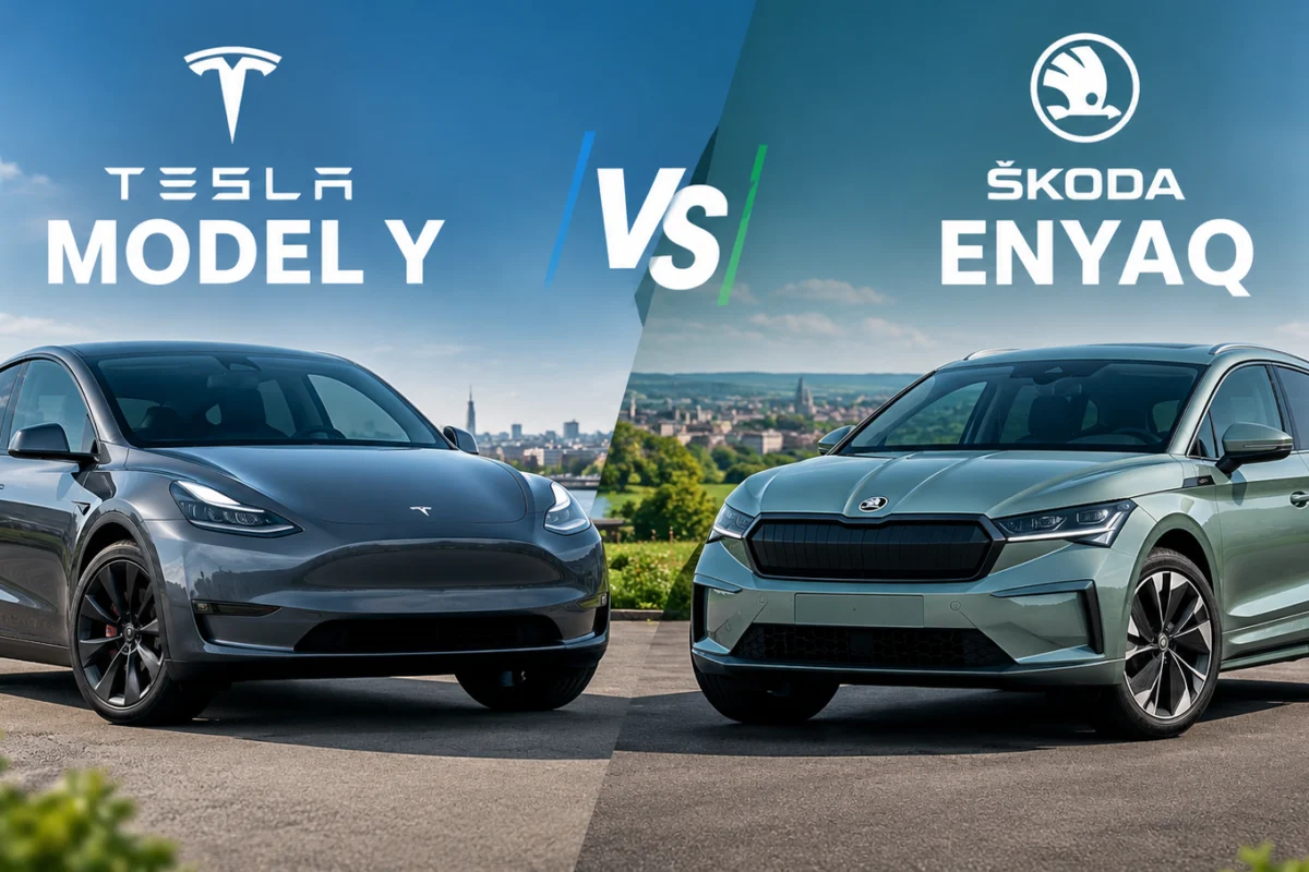 Tesla Model Y vs Skoda Enyaq UK