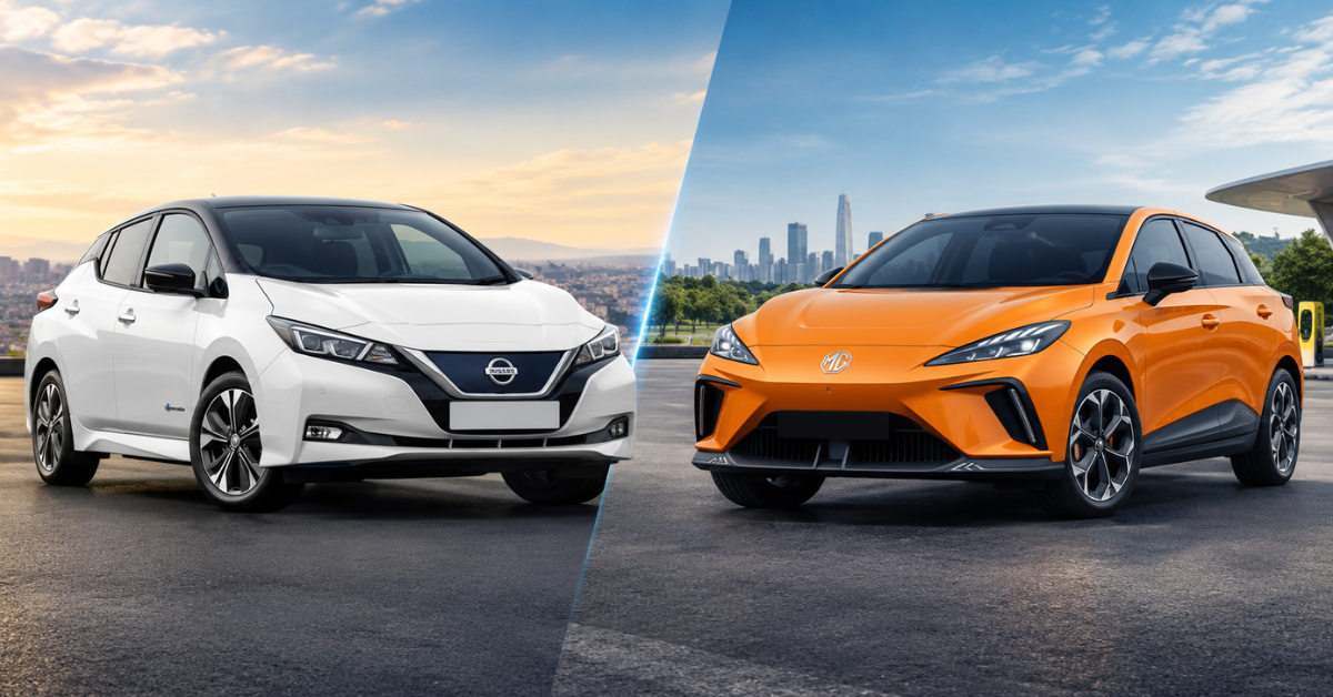 Nissan Leaf vs MG4
