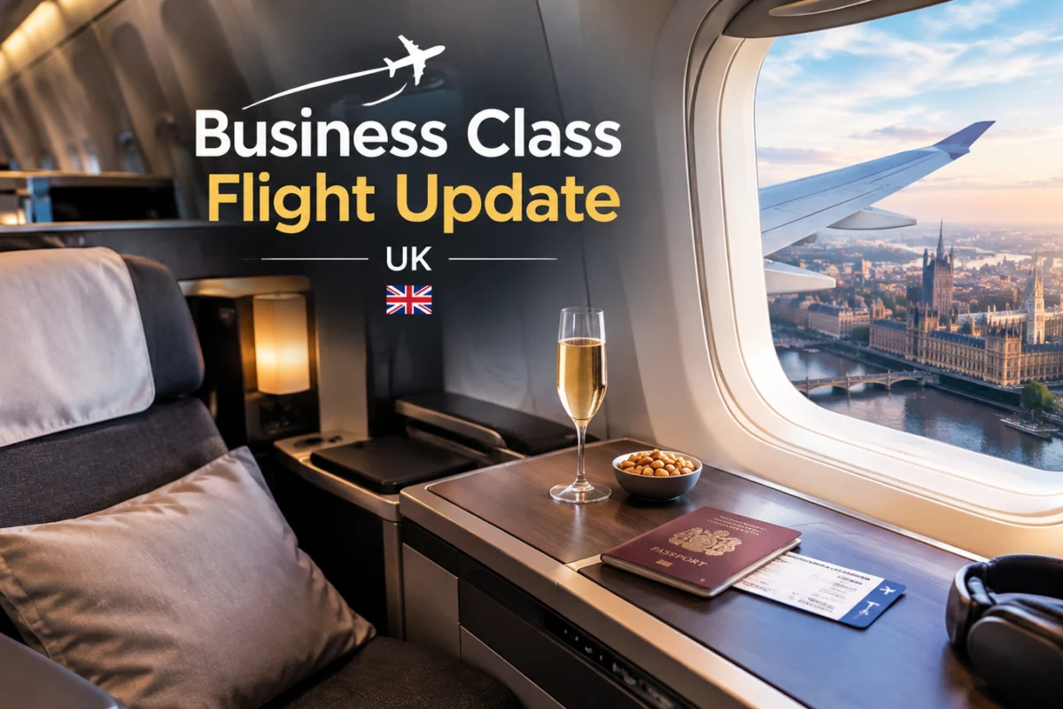 business class flight update UK