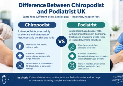 difference between chiropodist and podiatrist UK