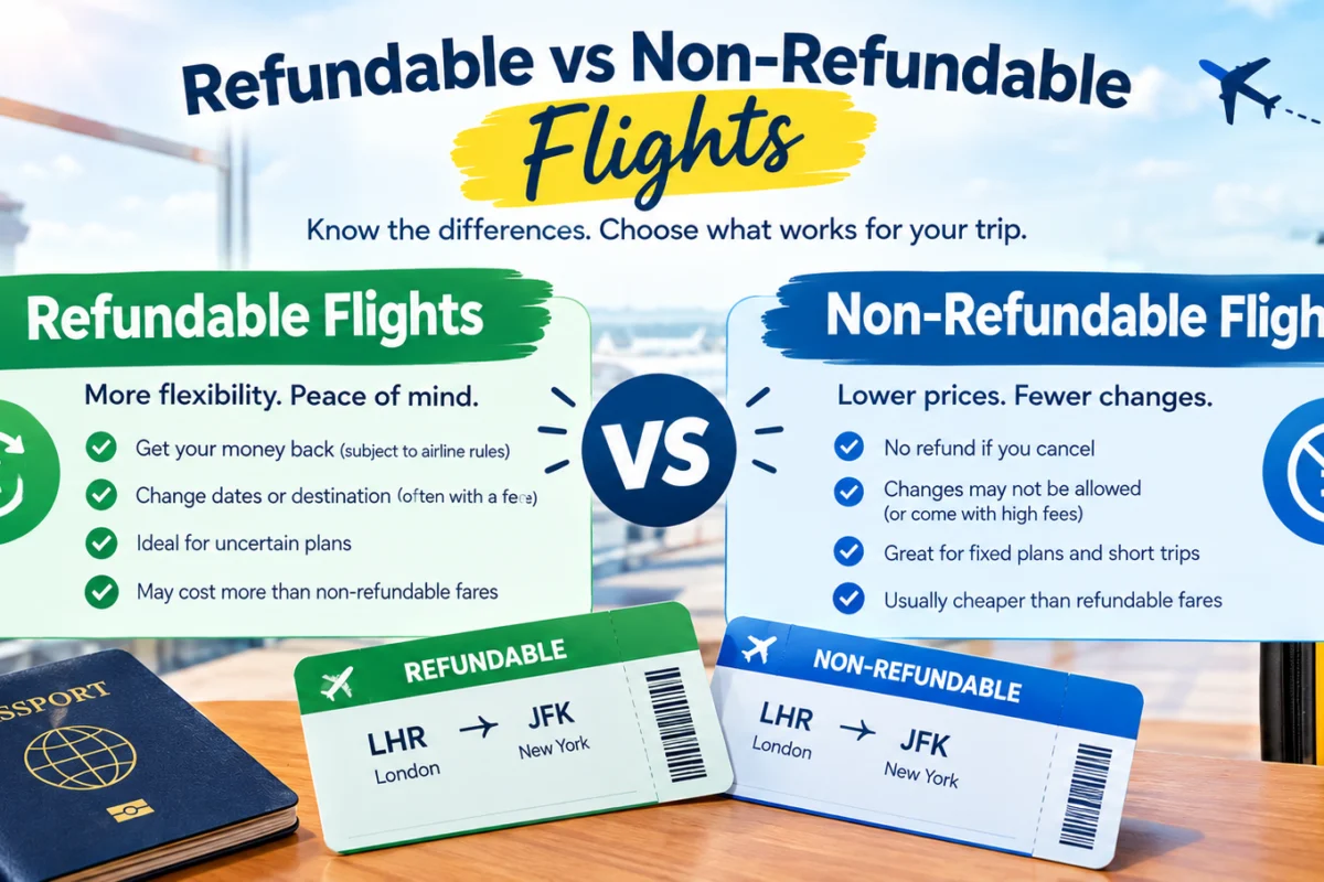 refundable vs non refundable flights