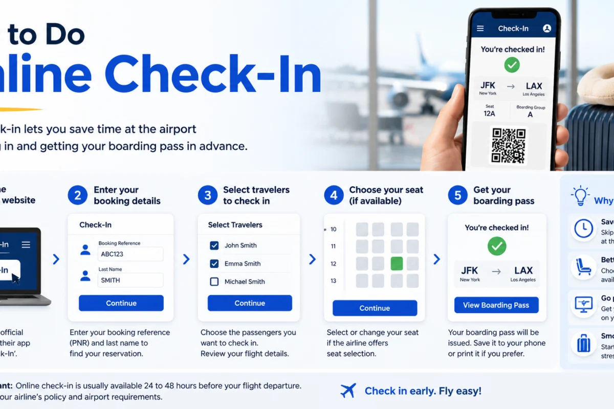 How to Do Online Check-In